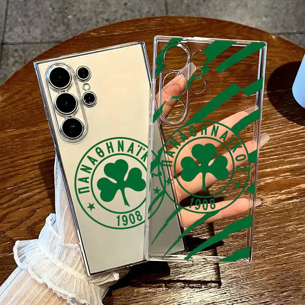 ART Panathinaikos Athens PA Phone Case Lightweight Precise Hole Transparent Printed Phone Case For Samsung S25