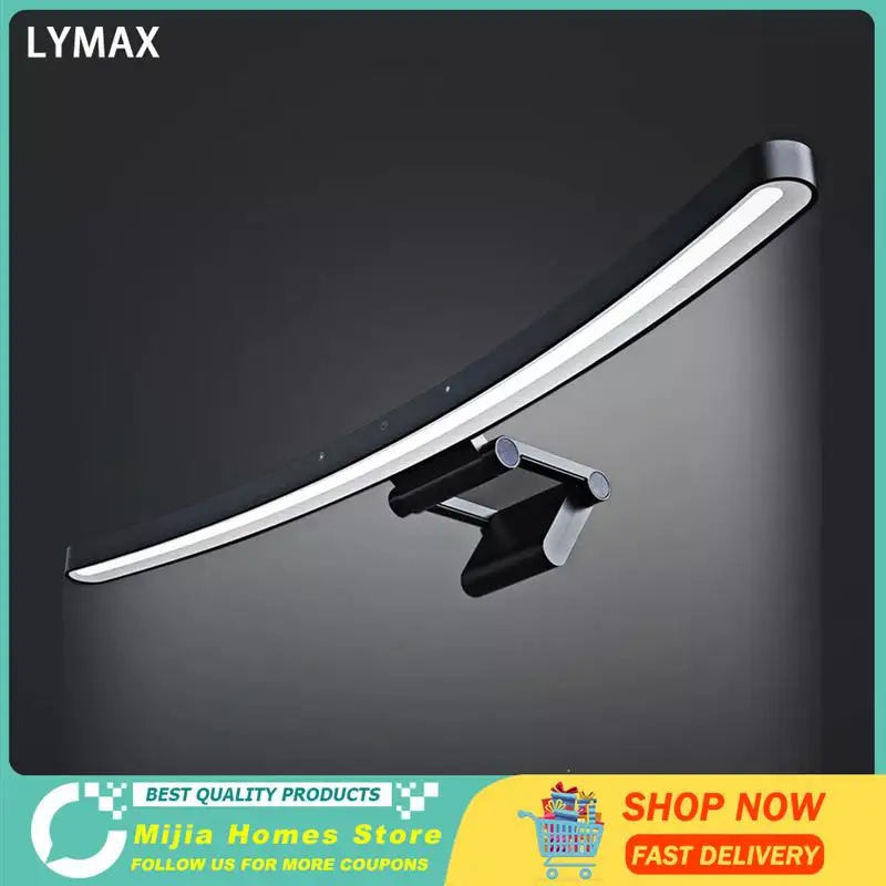 

US.EU LYMAX Curved Screen Bar Monitor Light With RGB Backlight Screen Hanging Lamp Smart Eye Protection Energy-saving Sound