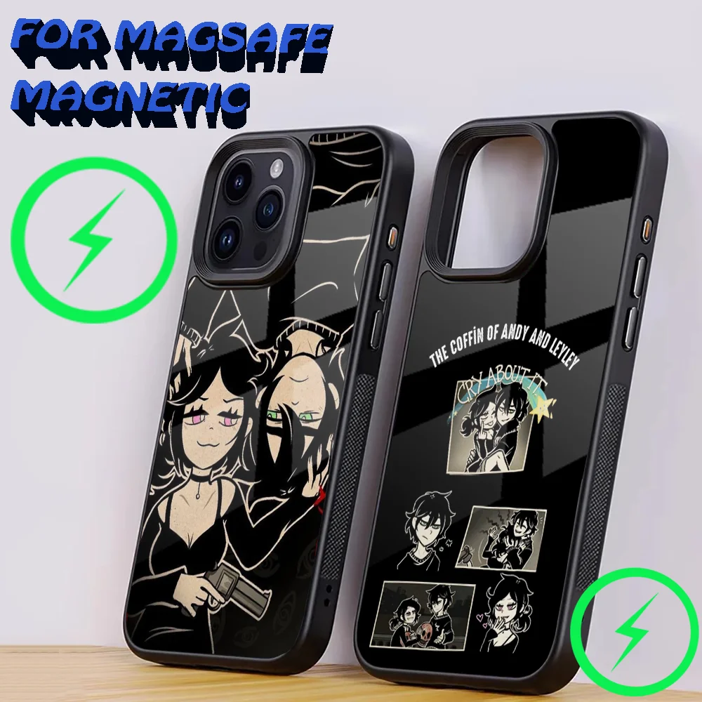 T-The Coffin A-Andy Leyley Game Phone Case For iPhone 15,14,13,12,11,Plus,Pro,Max Mini Magsafe Magnetic Wireless Charging