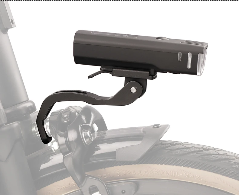 Deemount Vorderradgabel Installieren Scheinwerferständer Halterung Action Kamera Klemmständer Passend für Gopro-Schnittstelle Brompton Rennrad MTB-Teile – Detail 10