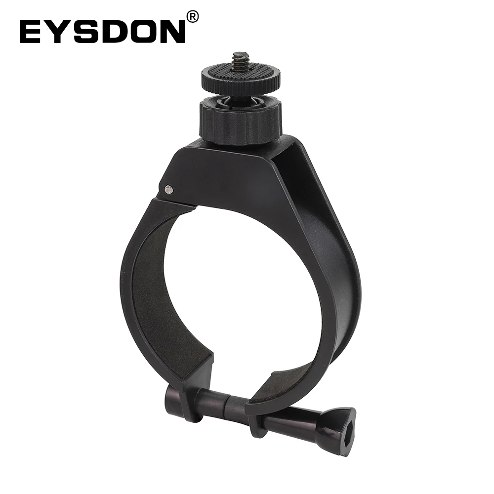 EYSDON Teleskop-Telefonhalterungsklemme – Universeller Adapter für Führungsringe mit einem Außendurchmesser von 72–74 mm für Hauptrohr/Sucherfernrohr/Führungsscope