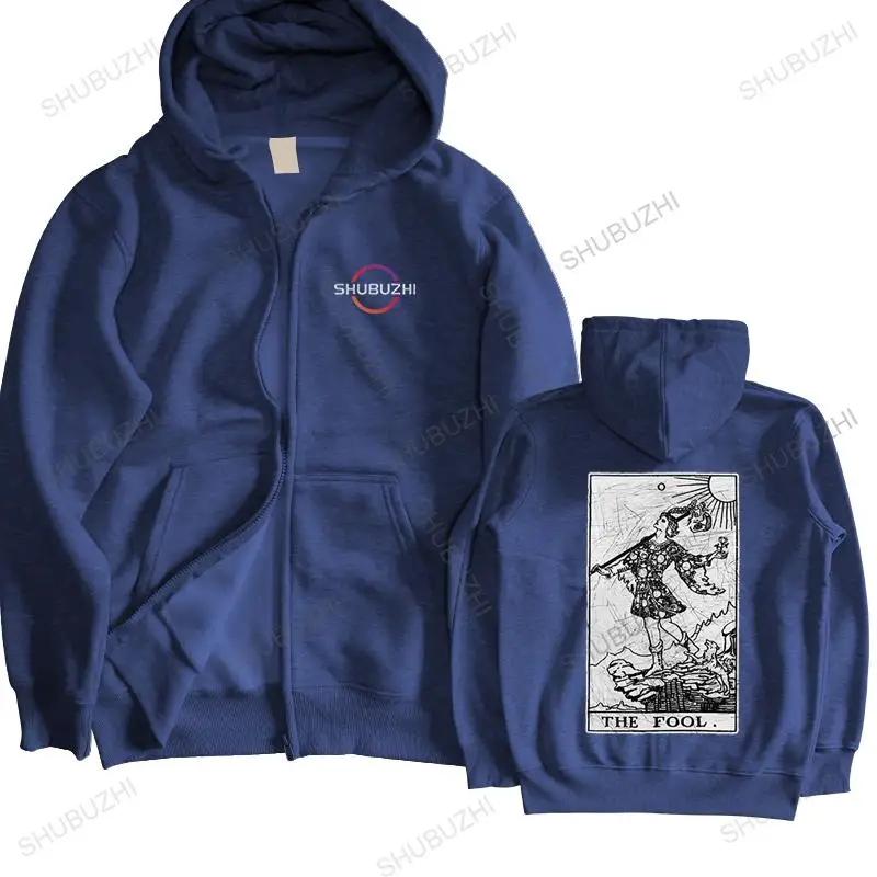 

The Fool Tarot Card Major Arcana Fortune Telling Occult hoody Men Cotton Halloween hoodie Casual pullover Gift drop shipping