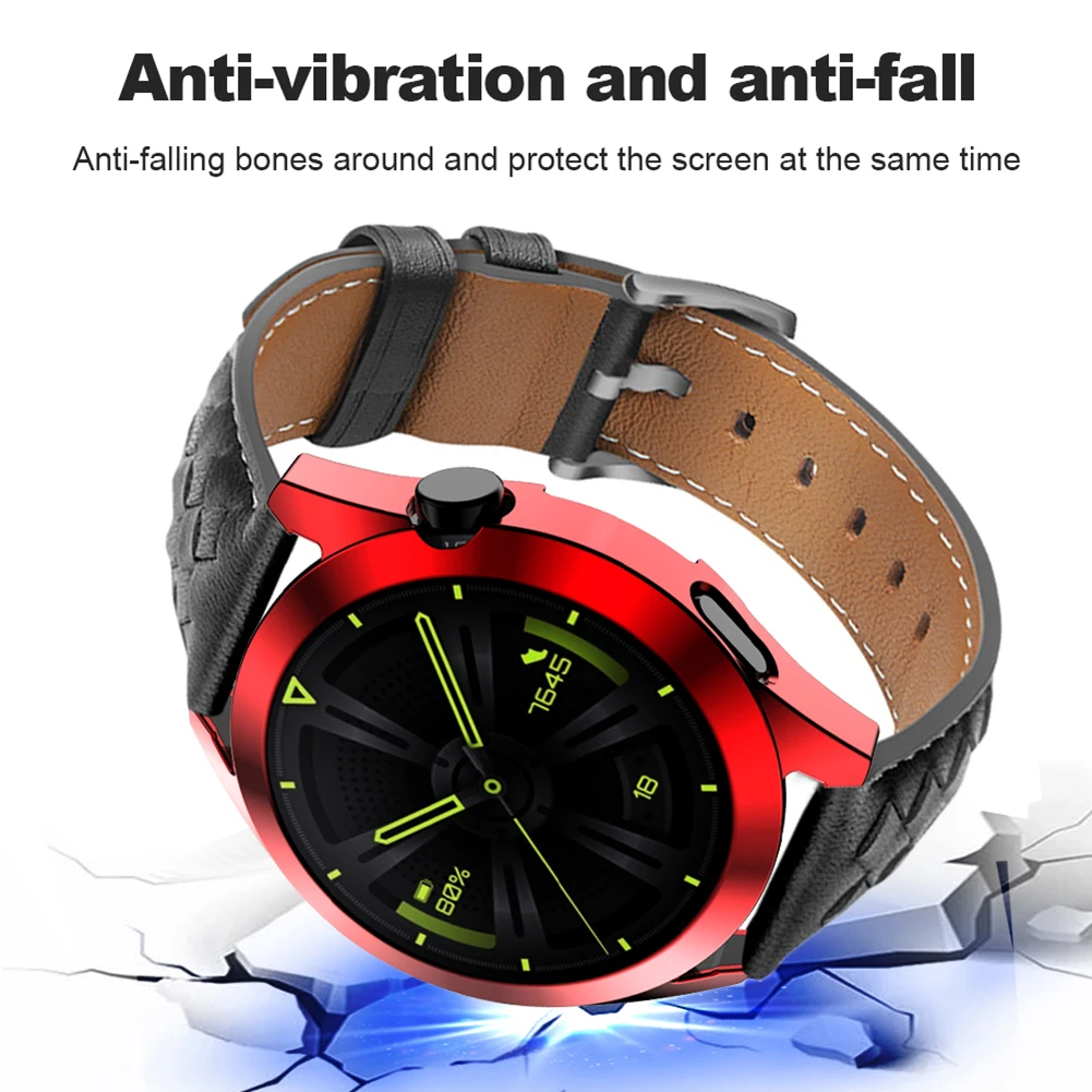 Full Cover Case for Huawei Watch GT 3 42mm Protective Case Full Cover Frame Protector Anti-Scratch Protective Skin Shell