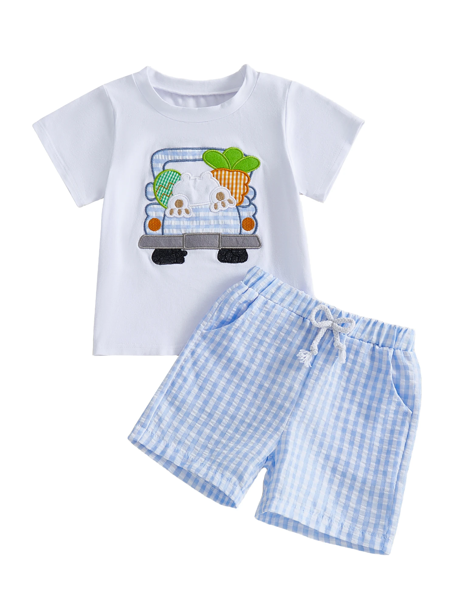 

Пасхальный наряд для маленьких девочек, топ с рюшами и рукавами с цветочным принтом кролика и розовая юбка-пачка, комплект из 2 предметов с повязкой на голову