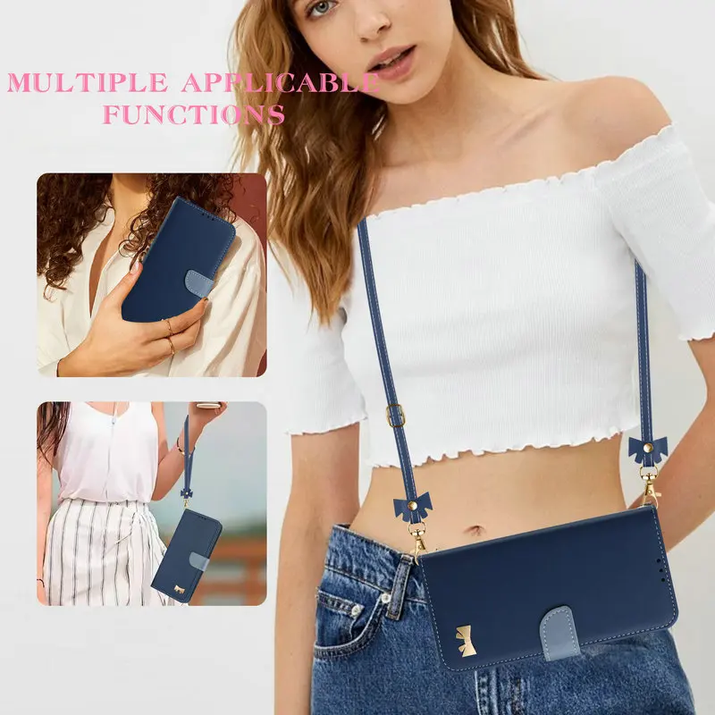 حافظة لهاتف Xiaomi Poco F8 Ultra 5G محفظة جلدية كروس لهاتف Poco F8 Pro Luxury Book Funda Mi Phone F8 F 8 Ultra