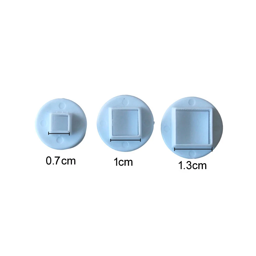 3 Pcs/Set Star Loving Heart Round Flower Square Cake Cutter Sugarcraft Cookie Mold Fondant Cake Decorating Tools