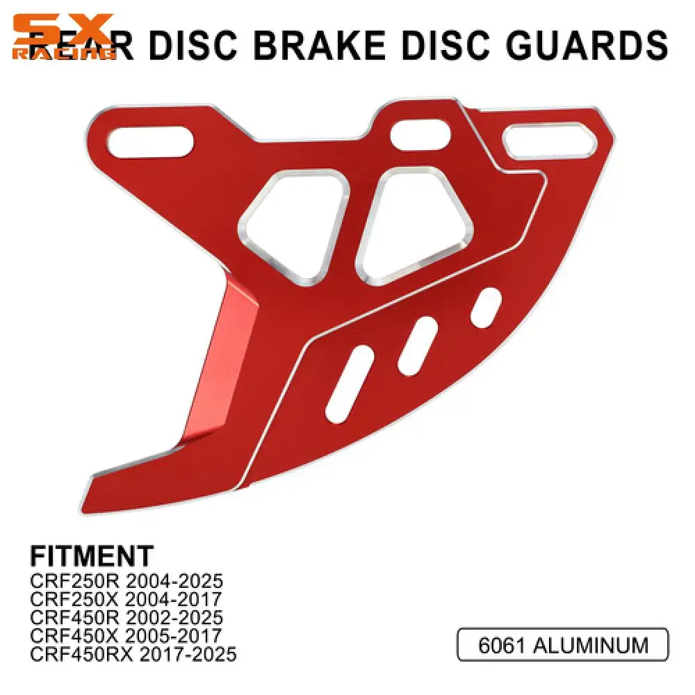 

Motorcycle Accessories Rear Brake Disc Guard 6061 Aluminum For CRF250R CRF250X CRF450R CRF450X CRF450RX Electric Dirt Bike