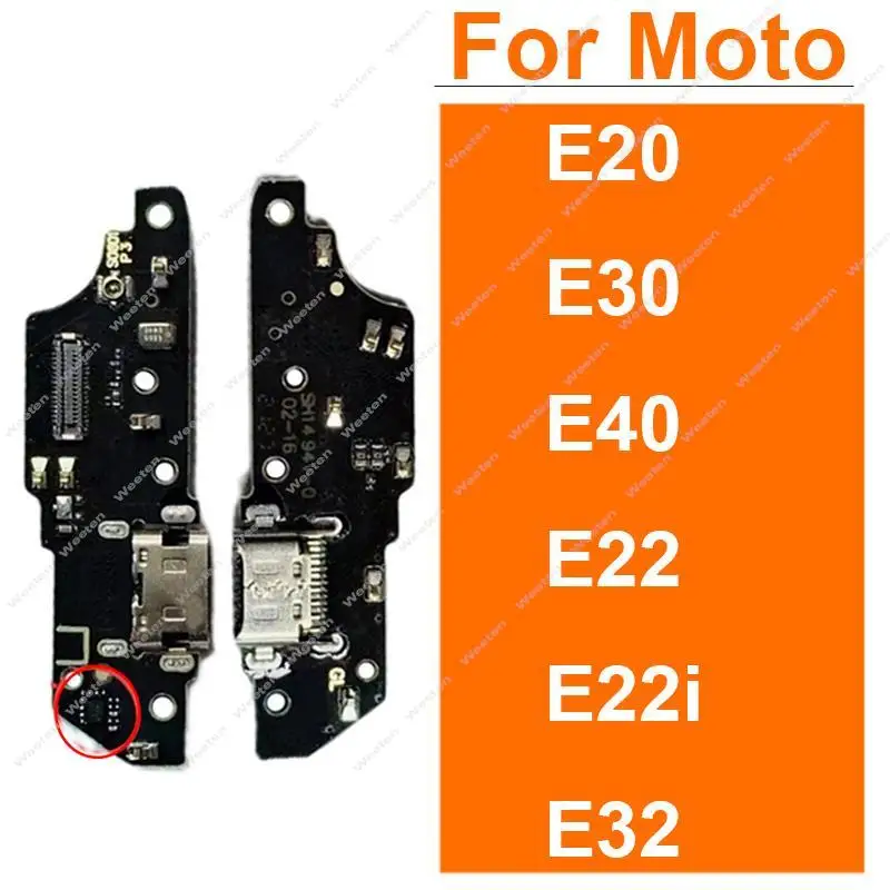 USB Charging Port Connector Flex Cable Board For Mototrola MOTO E20 E30 E40 E22 E22i E32 USB Charger Dock Board Parts