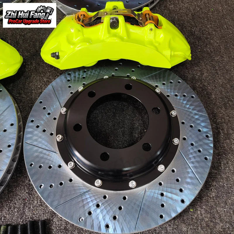 

Подходит для BMW E46 E90 E92 Toyota Mazda CX5 Golf New Trend Big 6-поршневой тормозной суппорт 355 380 Rotor Ki