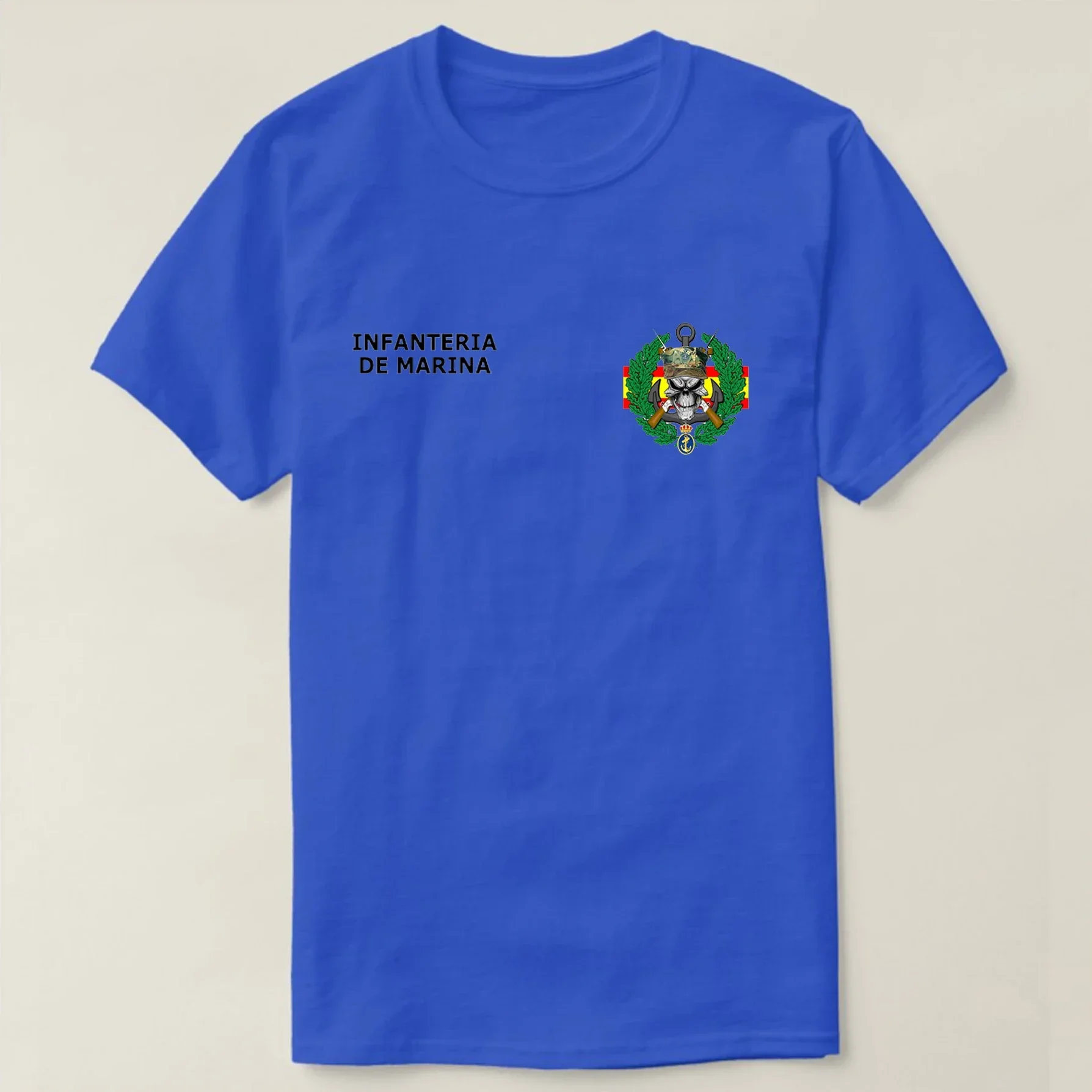 Novios De La Muerte - Infantería De Marina Camiseta. 100% Algodón. Ejército Español