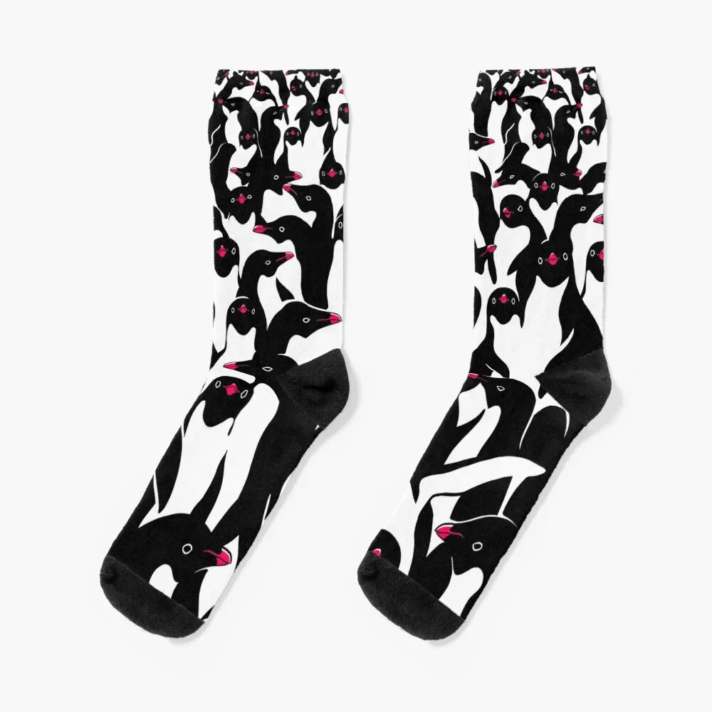 

meanwhile penguins II Socks Stockings compression cycling gifts Crossfit Socks For Women Men's