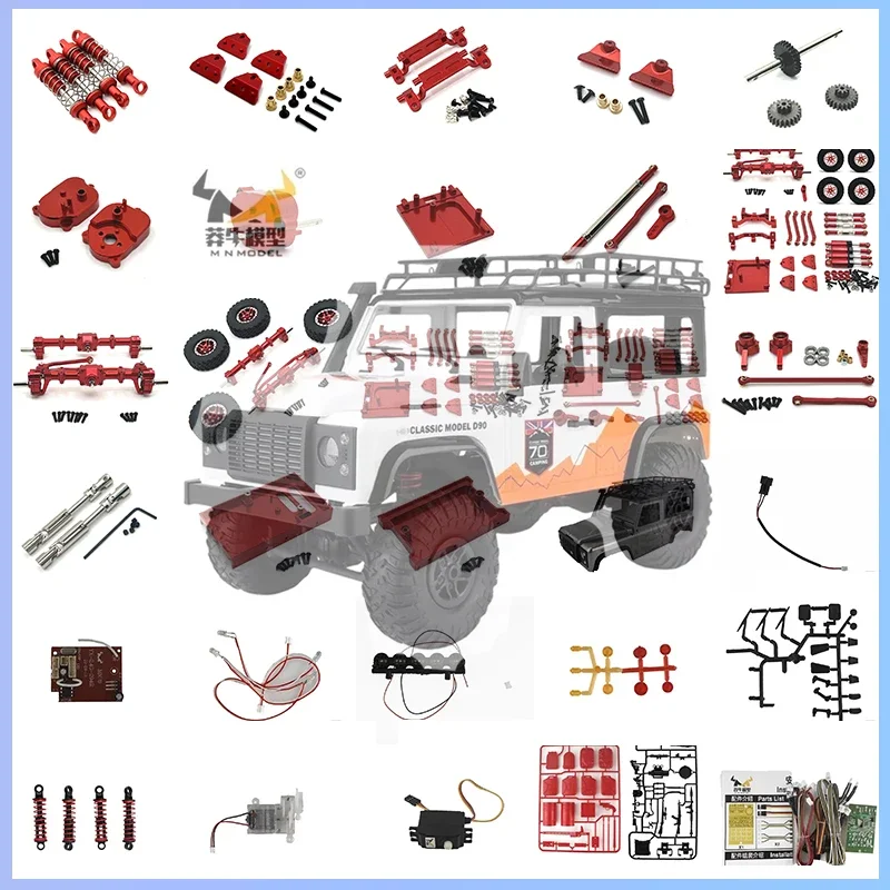 Metal OP Simulated Decorations Accessaries Diy for MN Model D90 D91 MN99 MN99S 1/12 RC Car Window Mesh Upgrade Spare Parts