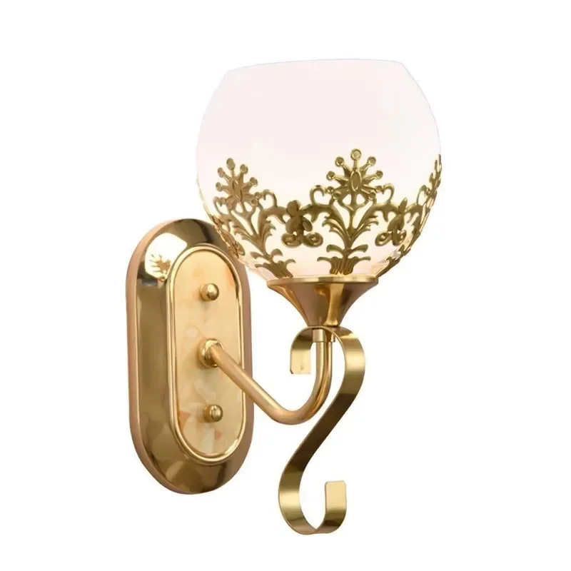 Modern Minimalist LED Wall Lamp European Warm Bedside Wall Sconce for Living Room, Bedroom, Hotel and Corridor