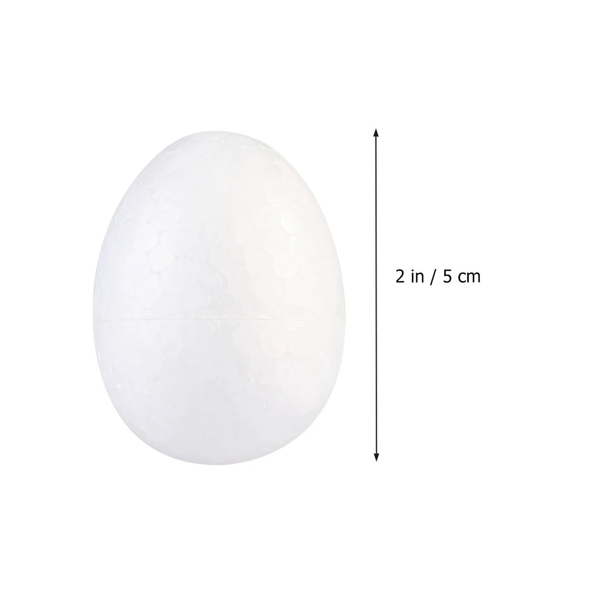 

50 Pcs Solid Foam Egg Painting Decorate Eggs for Crafts Decorative Easter Blank