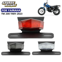 For YAMAHA TW200 License Plate Holder Fender Eliminator TW 200 Rear Tail Tidy Light LED Turn Signal TW200 Motorcycle Accessories