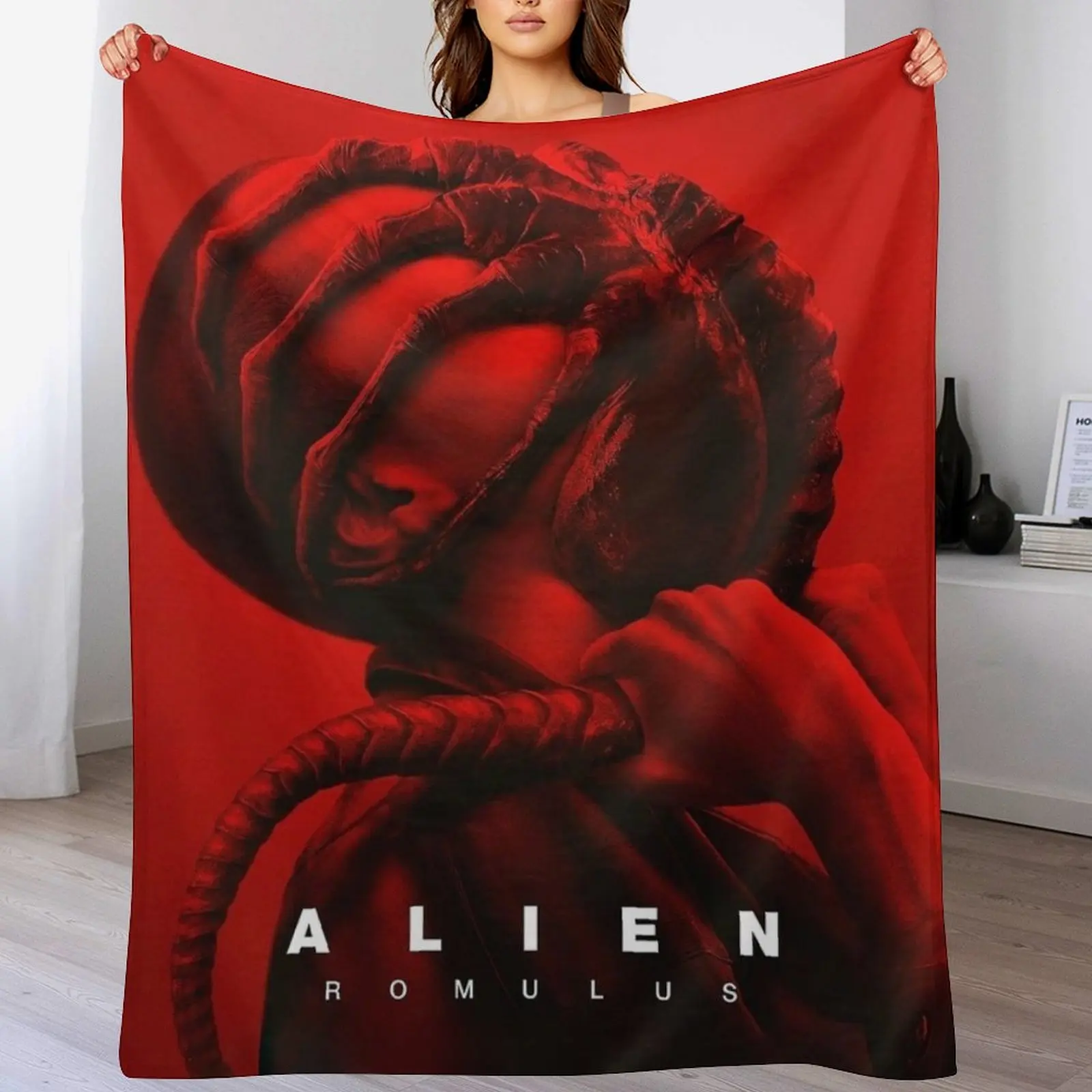 

Alien Romulus Throw Blanket Cozy Throw Blanket Birthday Gift for Him Her