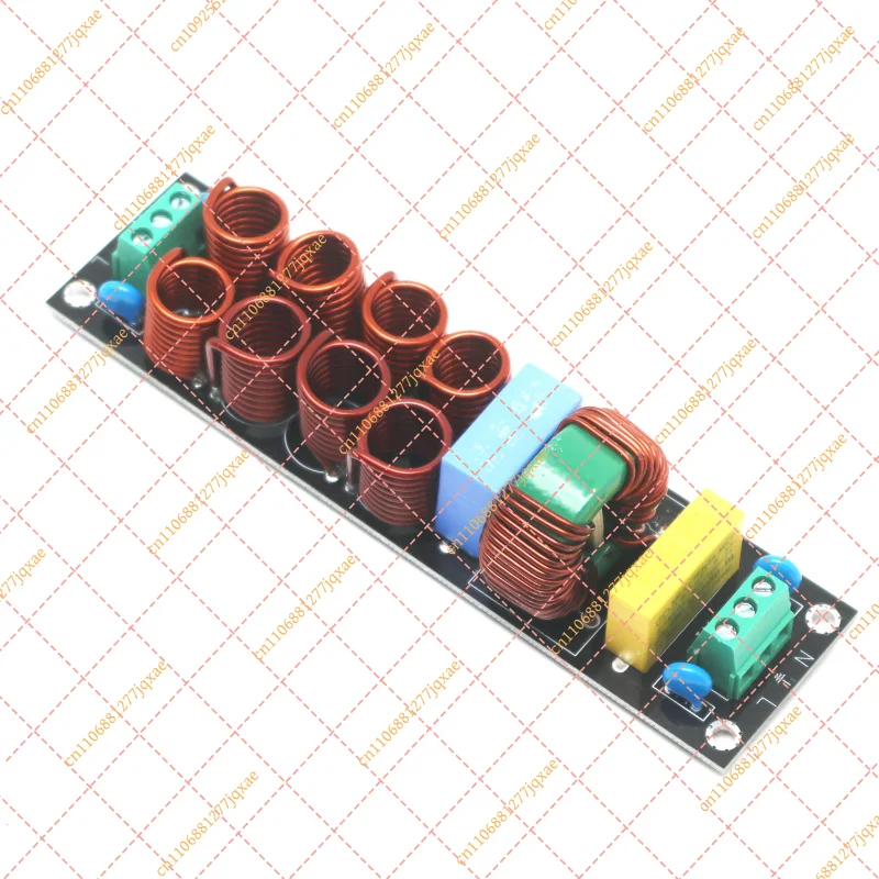 4400W 20A AC EMI Filter 110V/220V, Power Noise Suppressor for Audio Amplifier & Speaker