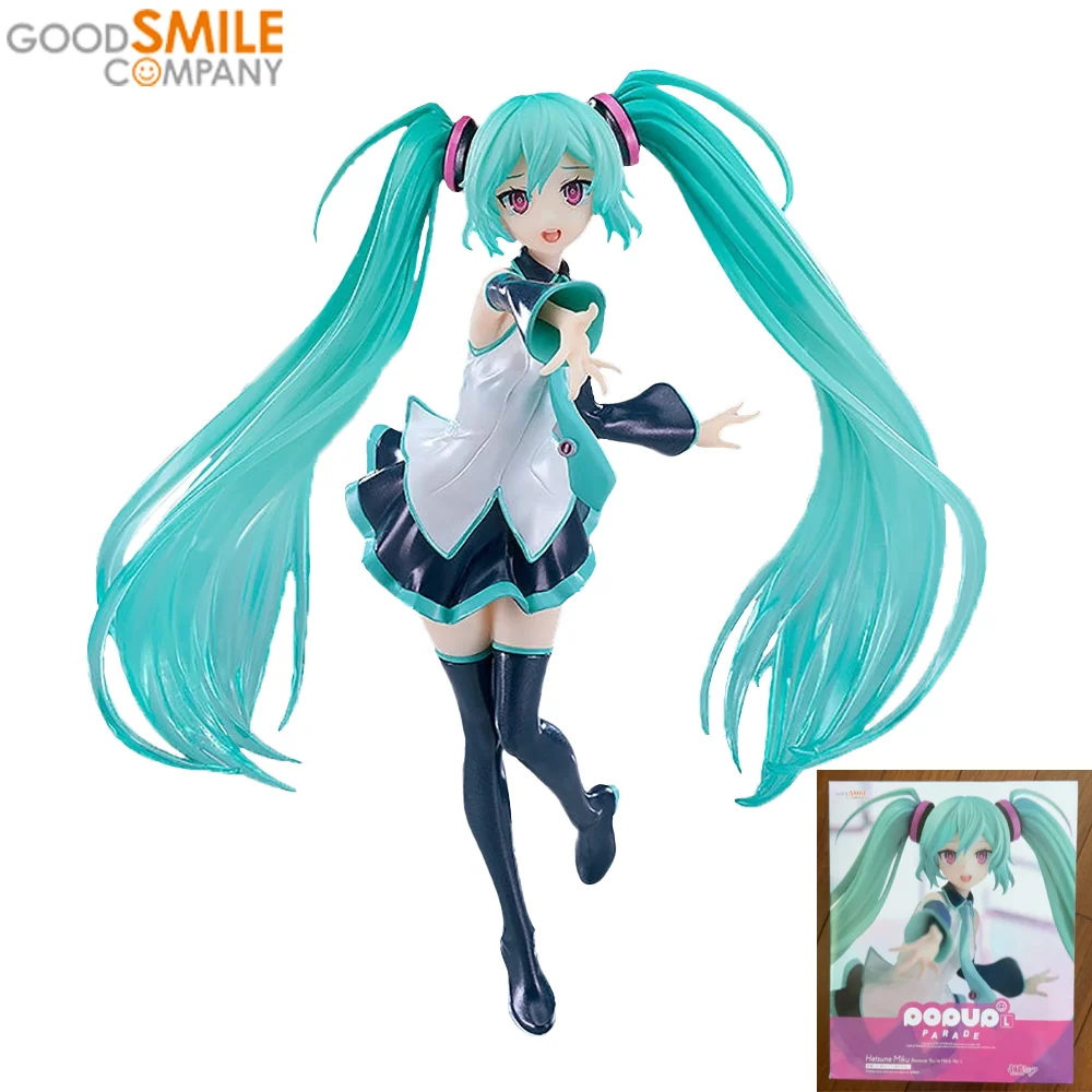 

In Stock Original Good Smile Company Pop Up Parade Vocaloid Hatsune Miku Anime Figure Action Figure Garage Kit Model Decoration