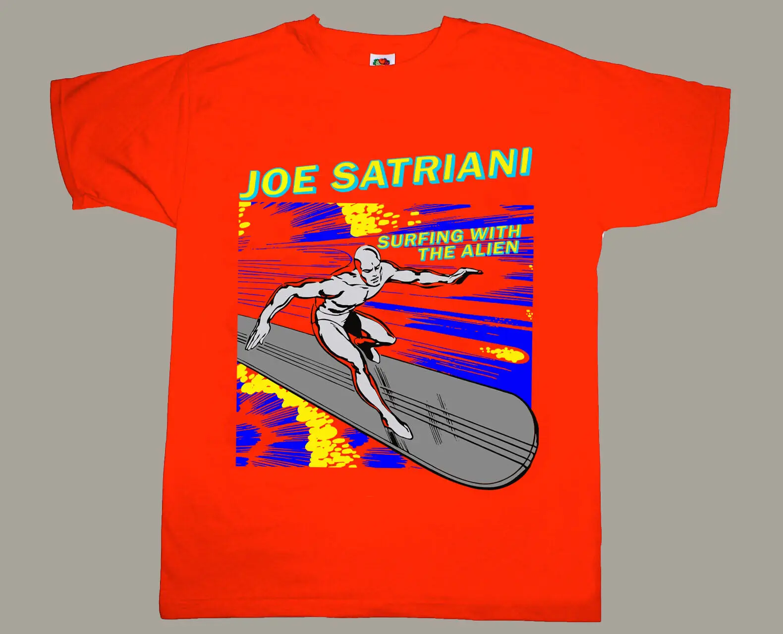 JOE SATRIANI SURFING WITH THE ALIEN NEW RED T SHIRT