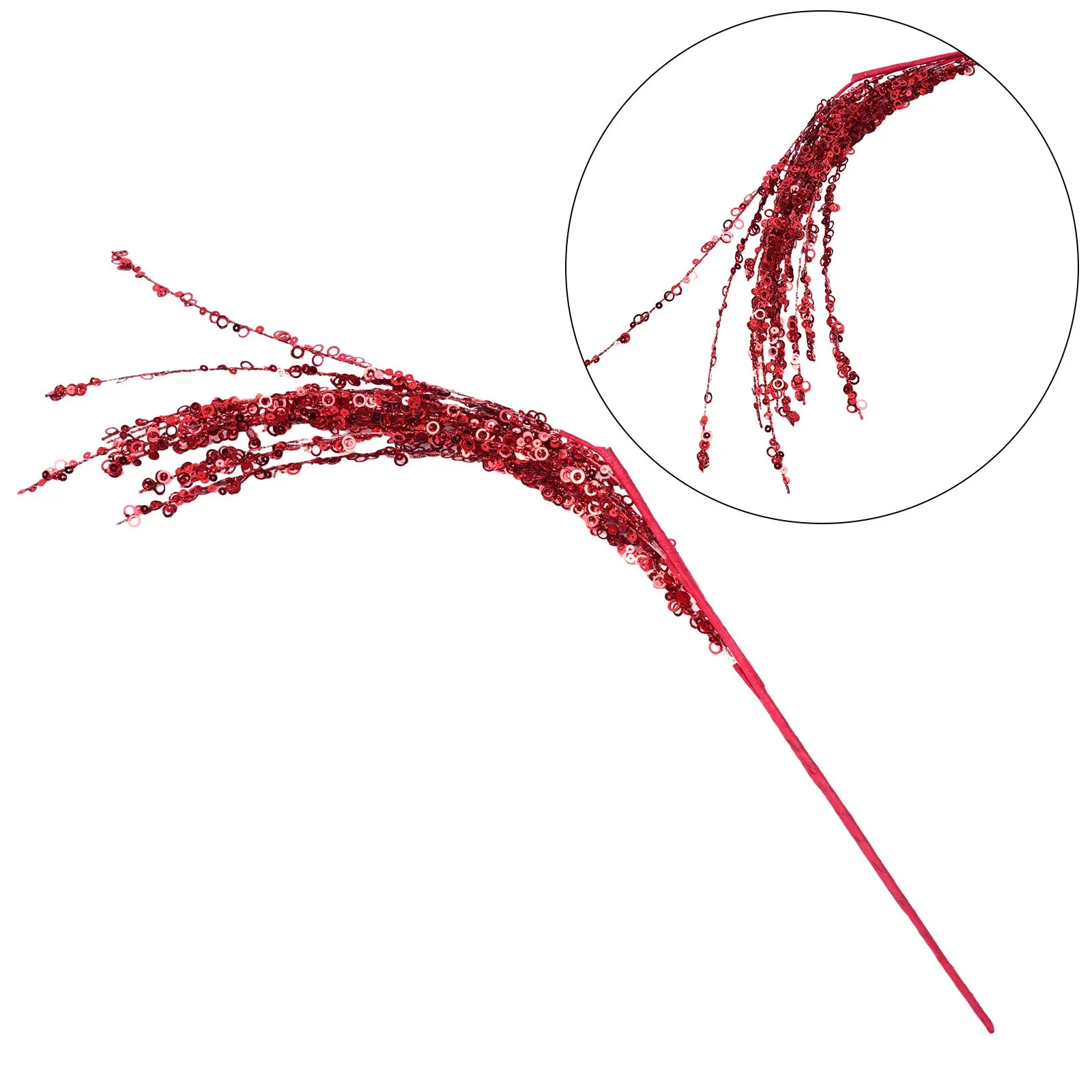 

DIY Christmas Decorations Sparkling Glitter Branches Lightweight And Easy To Use Create A Dazzling Holiday Display