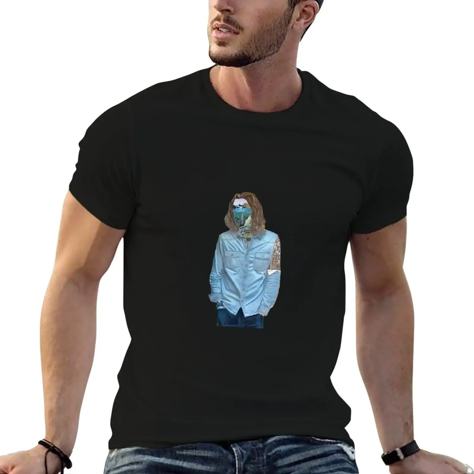 

Hozier Album Cover Transparent T-Shirt anime stuff oversized graphic tee custom t shirt Anime t-shirt Men's cotton t-shirt