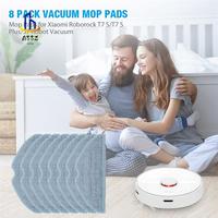12PCS Mop Pads For Roborock S7 S7 + S7 Maxv, S7 Maxv Plus, T7S, T7 Plus, T7S Plus ,G10S, G10S PRO Robot Vacuum Cleaners Parts
