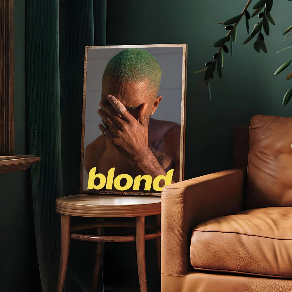 F-Frank Ocean Singer Blond Classic Vintage Posters Waterproof Paper Sticker Coffee House Bar Home Decor