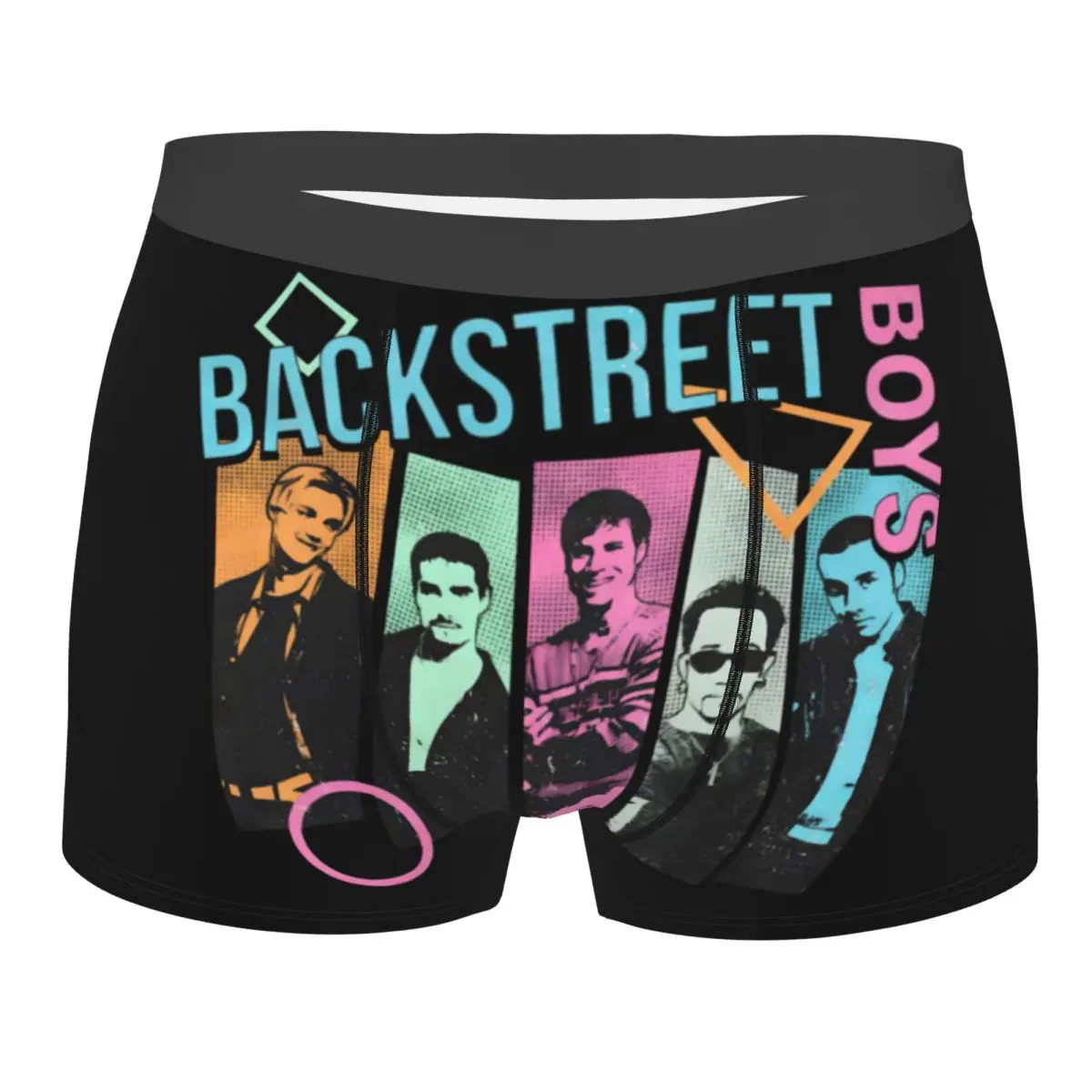 Backstreets Pop Music Boys Underwear Men Sexy Printed Customized Boxer Shorts Panties