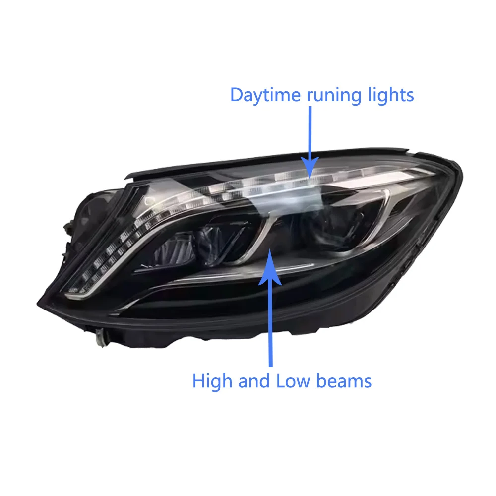 Wholesale Modified Bright Led W222 Headlamp S-Class W222 Led 2014 2015 2016 2017 Car Headlight Accessories for b-enz car light