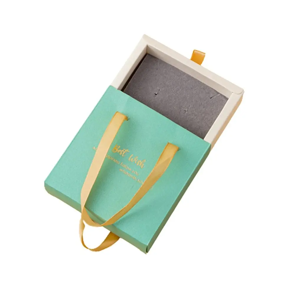 

Organizer Jewelry Display Box Party Necklace Pendant Dust-proof Storage Box Earrings Case Drawer Jewelry Box Gift Packaging