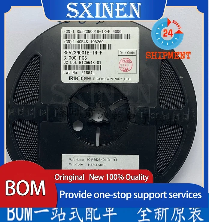 10PCS R5523N001B-TR-FE R5523N001B-TR-F R5523N001B - IC PWR SWITCH P-CHAN 1:1 SOT23-5/SC-74A/SOT-753