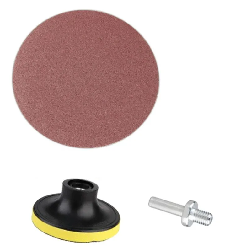 Practical Useful Polishing wheel Buffers Smoothing Woodwork 800 1200 2000 Grit Backer Mandrel Polished plate