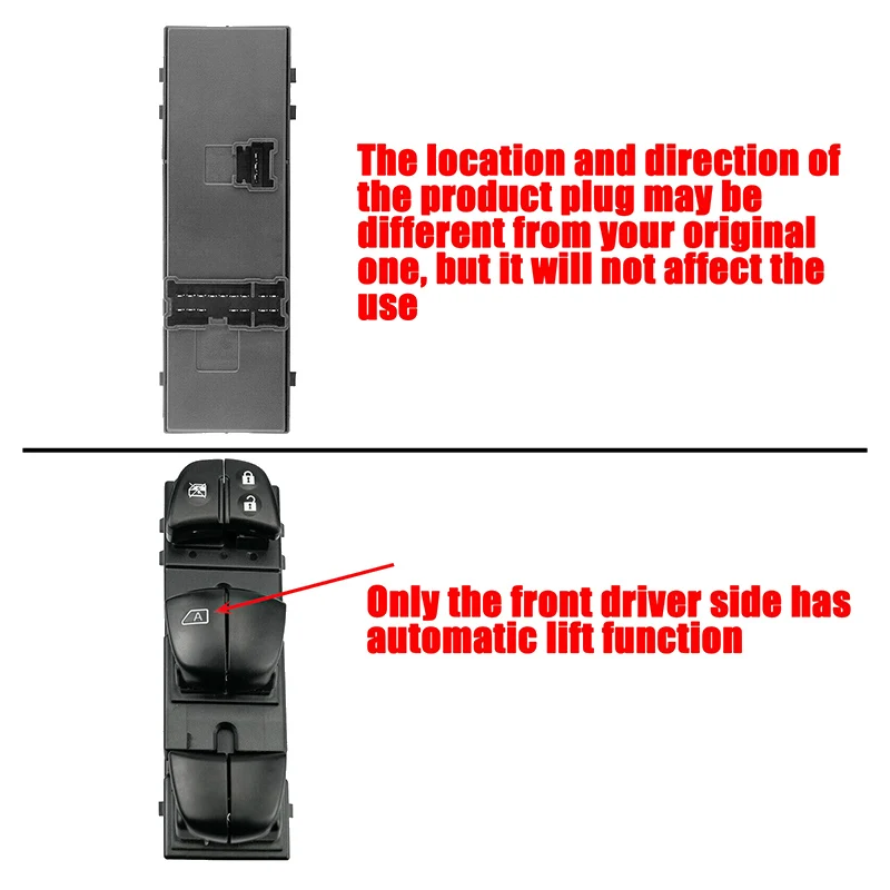 

For Nissan Juke Leaf Rogue Altima 2010-2018 Power Master Window Switch Door Lock Switch Driver Side 25401-3TA5A