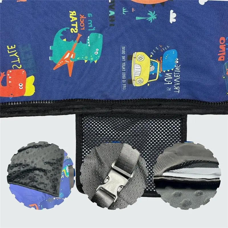 سرير طائرة للأطفال الصغار، سرير طائرة للأطفال مع لحاف للأطفال، سرير طائرة آمن ومريح للأطفال الصغار، موسع مقعد بطابقين-AC17 #5