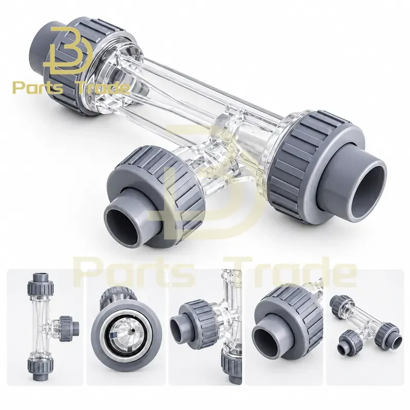 Venturi Transparent Jet Nozzle for Integrated Water Fertilizer Machine Filling Device with Check Valve Mixer DN25 32MM
