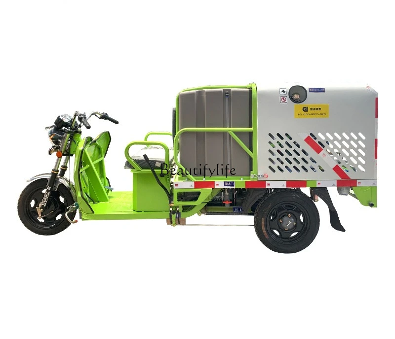 3Municipal Sanitation Pavement Stain Cleaning Vehicle Multifunctional Electric High Pressure Washing