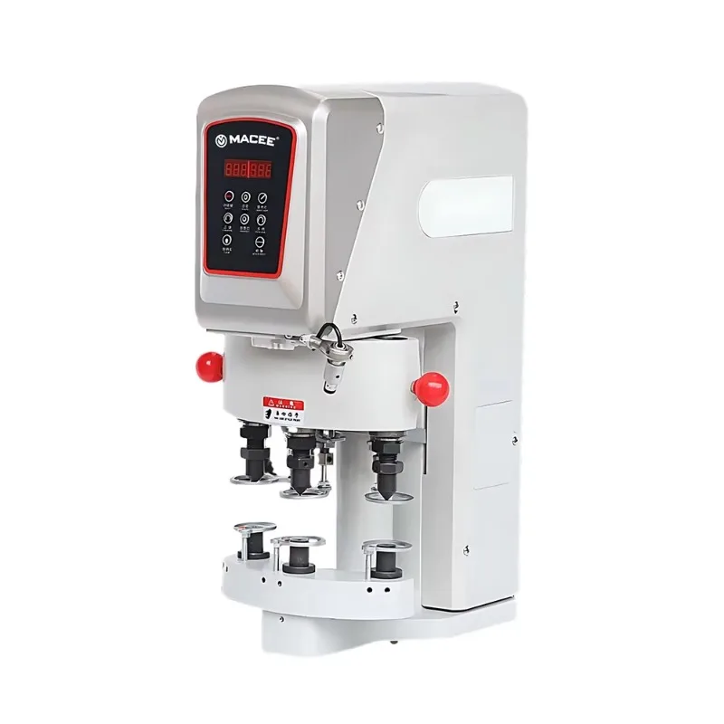 MC 838Q Three Head Pneumatic Button Attaching Sewing Machine with 90 Degree Swing Angle