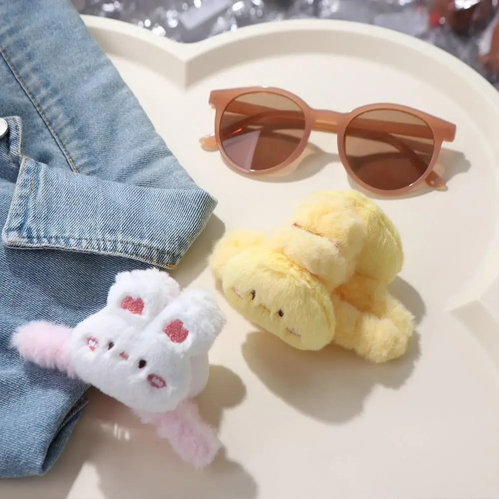 

Sweet Panda Hair Claw Acrylic Rabbit Animal Shark Clip Geometric Korean Style Winter Cross Hair Clip Party