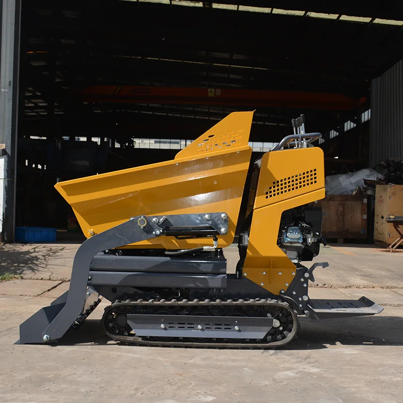 شاحنة قلابة هيدروليكية عالية الطرف صغيرة شاحنة قلابة مجنزرة الموردين