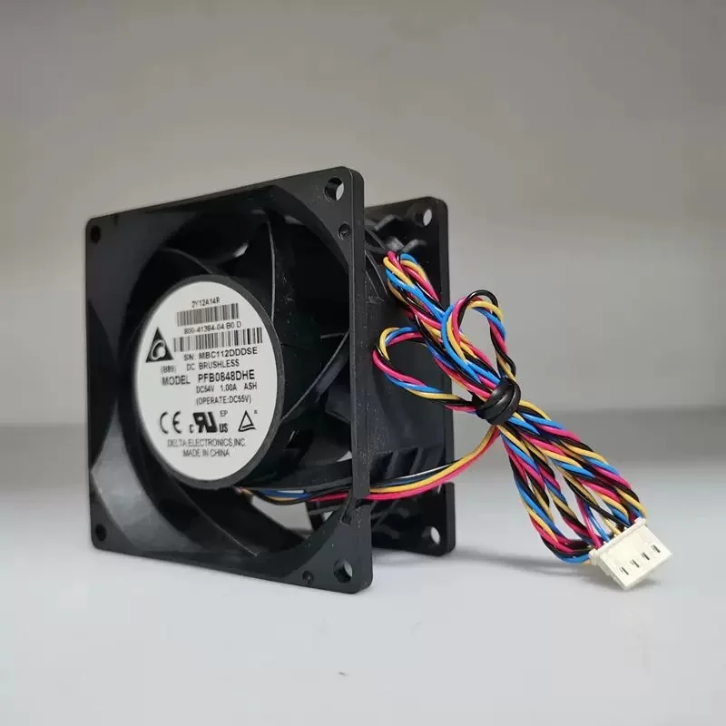 Delta Electronics PFB0848DHE ASH DC 48V 1,00A 80x80x38mm 4-Draht Server-Kühlventilator