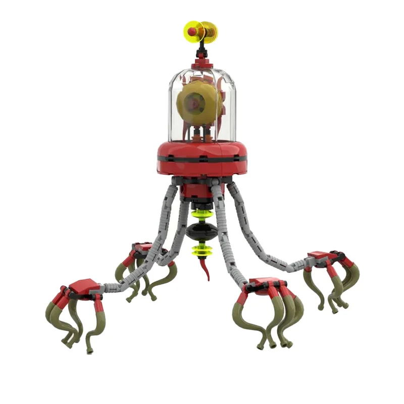 

188 шт. MOC Alien Invaders модульные строительные блоки модель образовательные DIY сборка дисплей игрушки для детей подарки на Рождество и день рождения