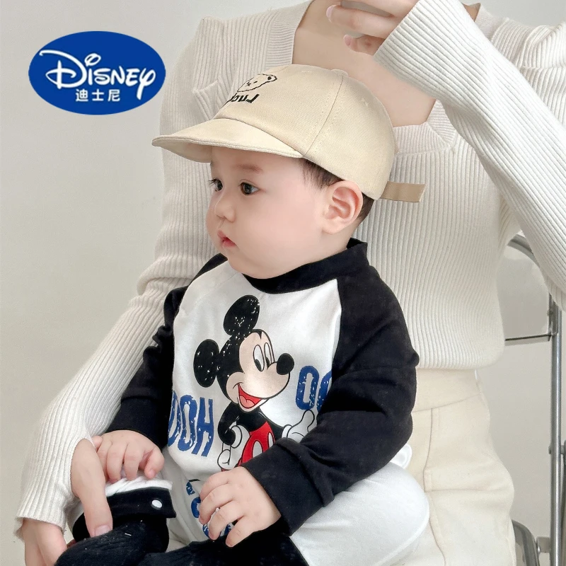 

Disney Ultra-Soft Cotton Onesie | Authentic Long-Sleeve Romper for Infants 0-2 Years, Everyday Play & Comfort