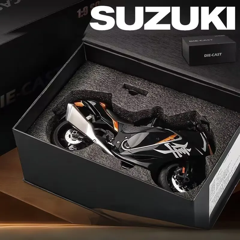 

Exquisite Version 1:9 SUZUKI Hayabusa GSX-1300R Alloy Racing Motorcycle Model Diecasts Street Sports Motorcycle Model Kids Gifts