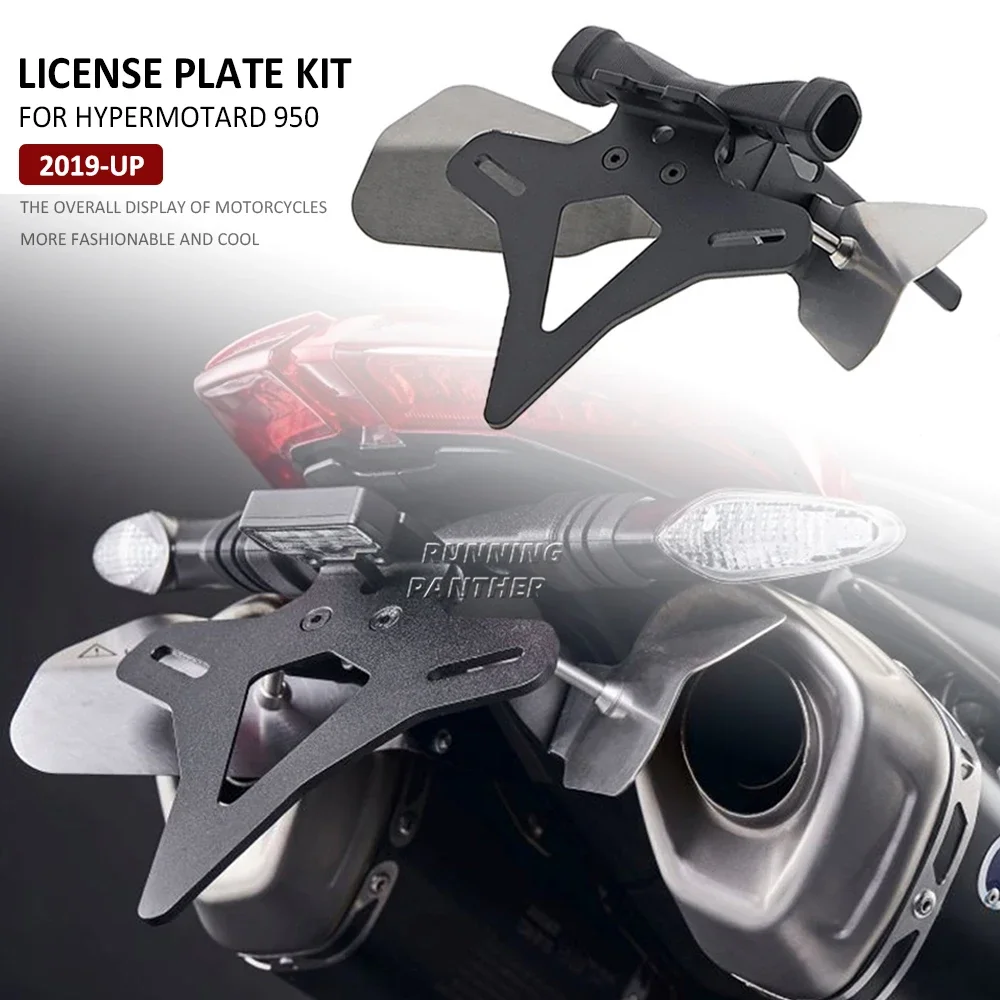 

Motorcycle Accessories Rear Short Tail Stock License Plate Holder Tailstock Frame Bracket For Ducati Hypermotard 950 2019-UP