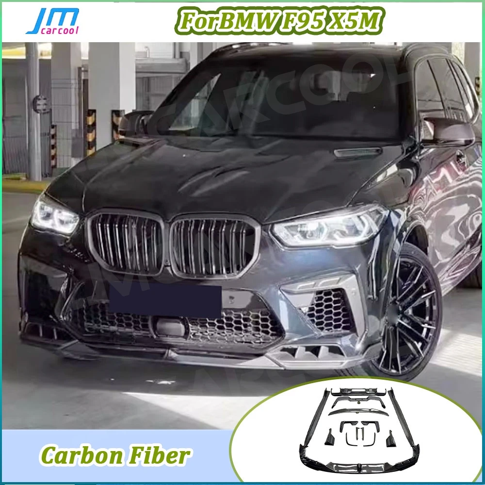 

Карбоновый передний и задний диффузор-спойлер JMCARCOOL с боковыми сплиттерами и задним антикрылом для BMW F95 X5M 2019-2022 FRP