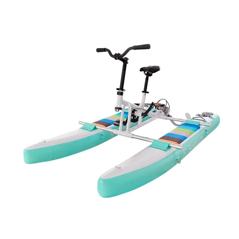 Favorite Factory direct sales children's sea park floating pedal bike inflatable water bicycle for sale