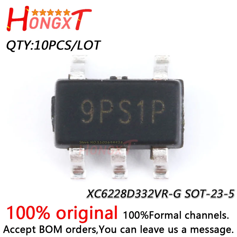 10PCS 100% NEW XC6228D332VR-G SOT-23-5.Chipset