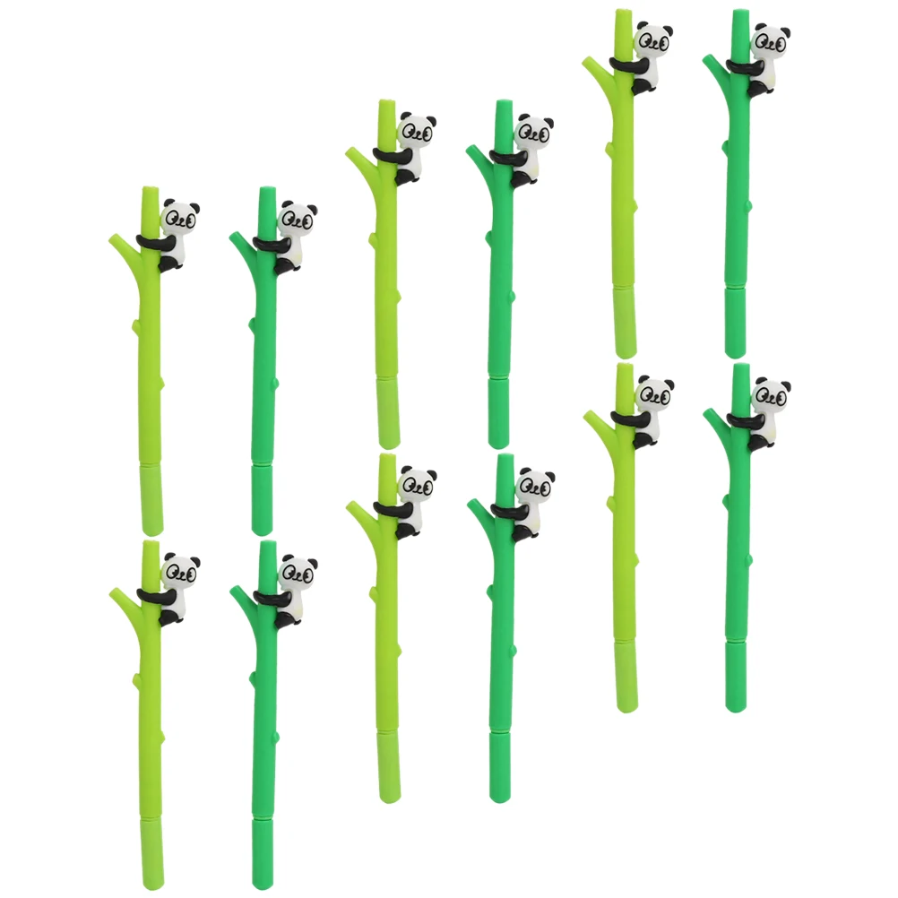 

12pcs P Shaped Gel Pens Smooth Writing Cute Stationery Gifts Portable Gel Pen Kids Students Office Writing Pens Portable