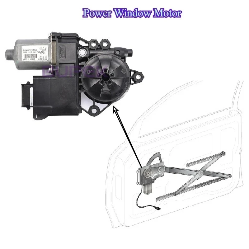 

BUPEK Car Power Window Lift for 2020-2022 Hyundai Genesis G90 Electric Window Regulator Motor Genuine Parts 82460D2700