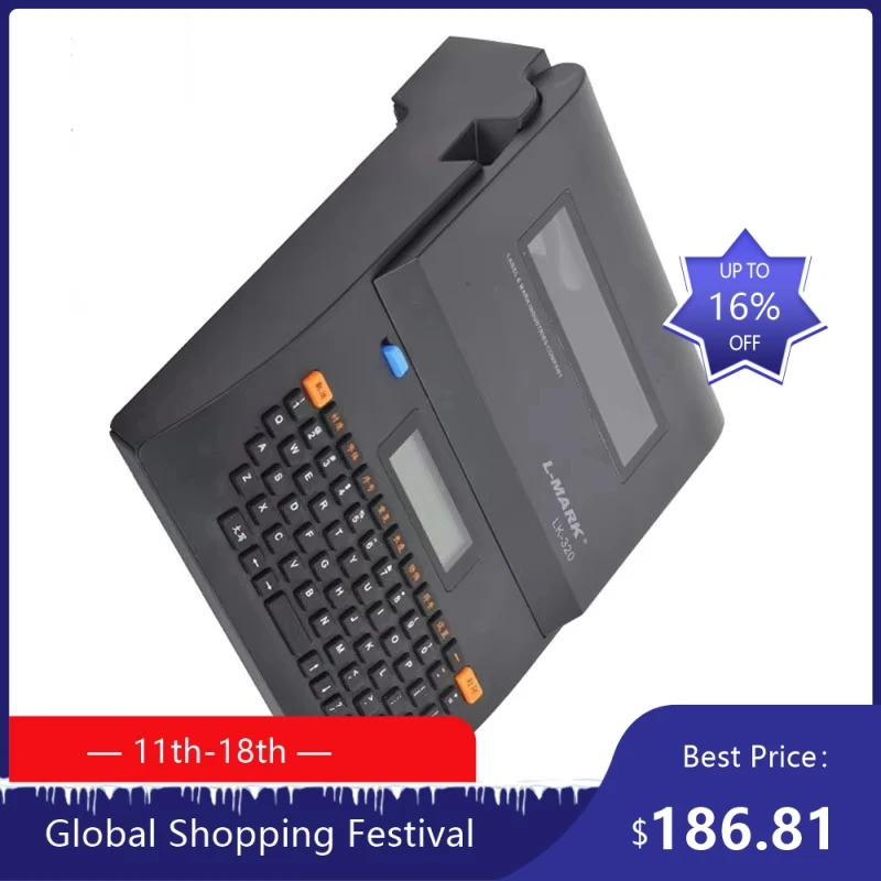 

1908 Kablo Kimlik Yazıcısı + PC'ye Bağlanabilir Elektronik Yazı Makinesi Tüp Yazıcı Tel İşaretleme Makinesi Çizgi 922